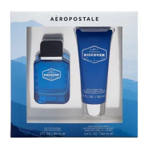Aeropostale Discover 2PCS Gift Set - 60ML EDC Spray   100ML Shower Gel (Men)