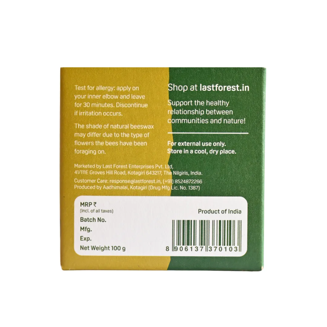Artisanal Handmade 'Honeycomb' Beeswax Soap – Amla - Last Forest
