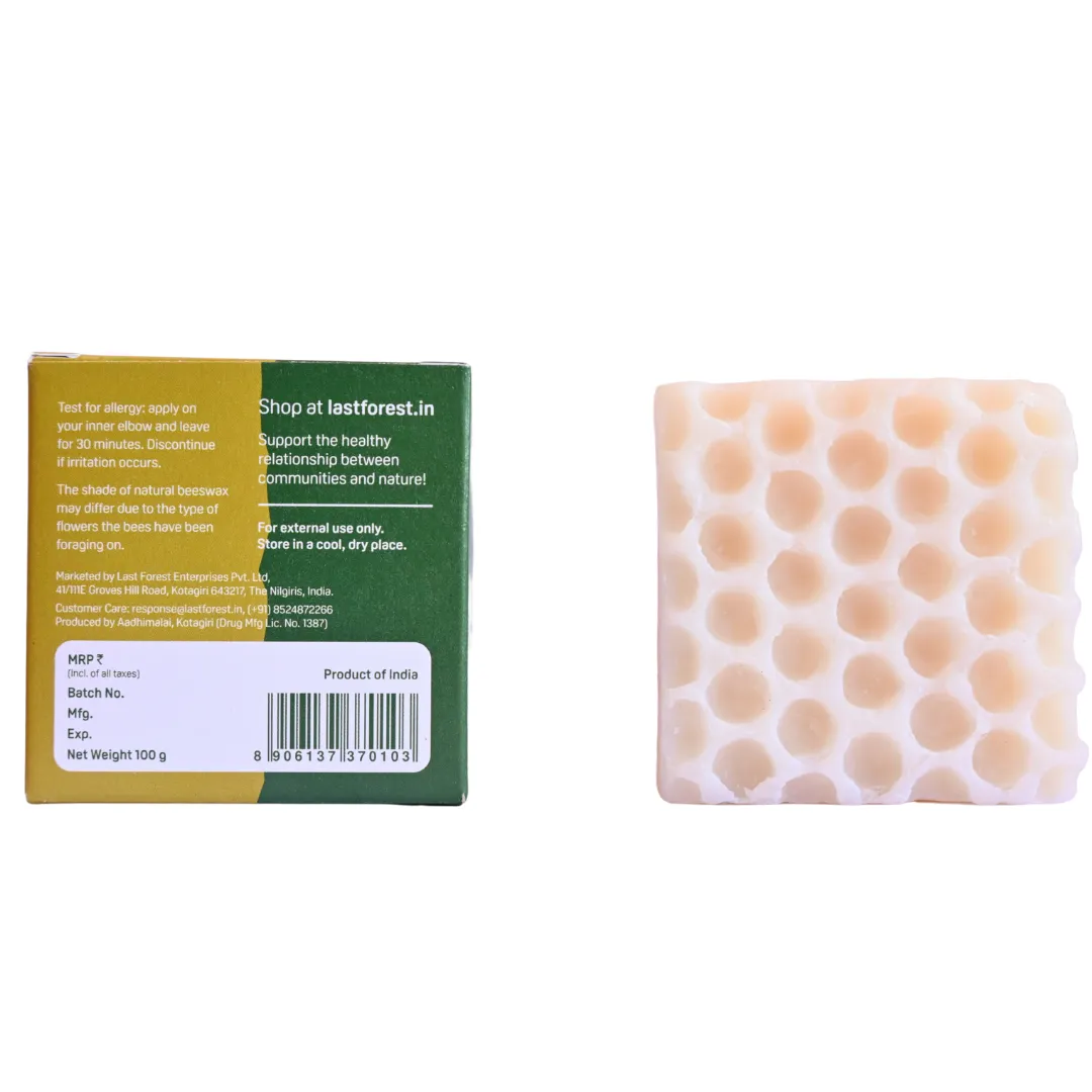 Artisanal Handmade 'Honeycomb' Beeswax Soap – Amla - Last Forest