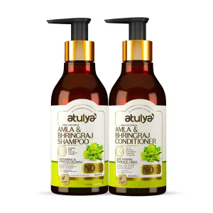 Atulya Amla & Bhringraj Shampoo & Conditioner Combo (300ml each) (Buy 7 Products & Get Rs.700 Off)