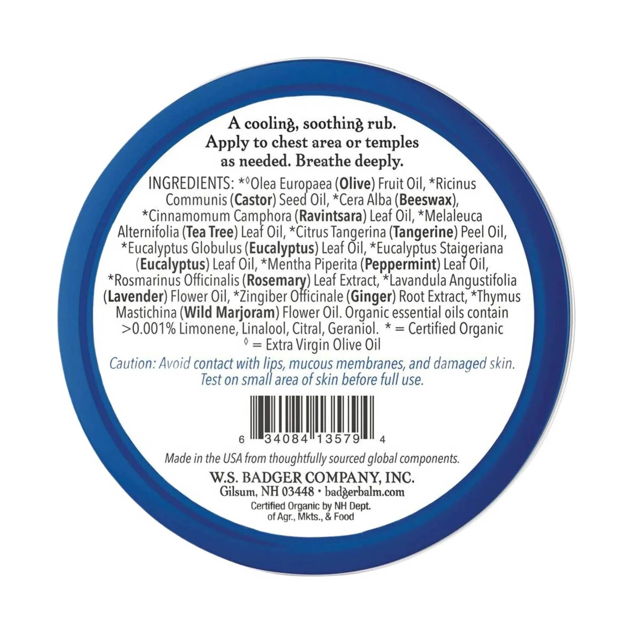 Badger Aromatic Chest Rub