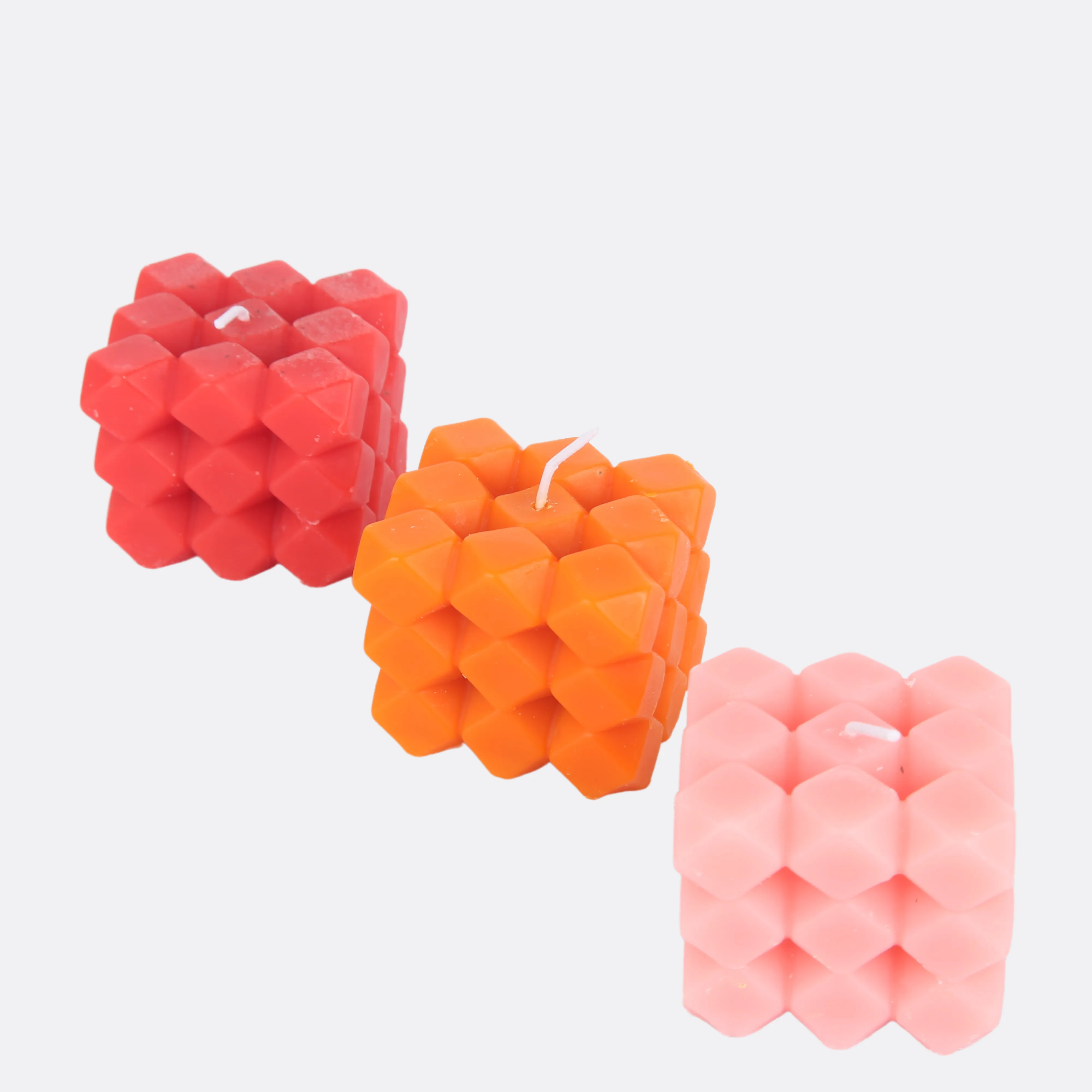 Block Aromatic Candles ( 3 Colors )