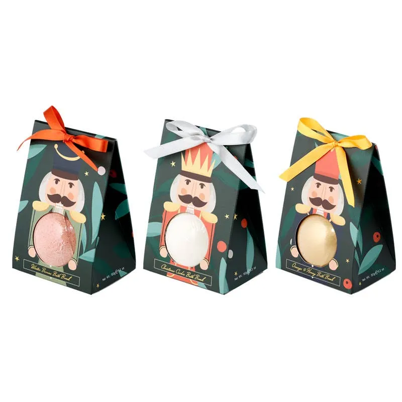 Christmas Nutcracker Bath Bomb in Gift Box