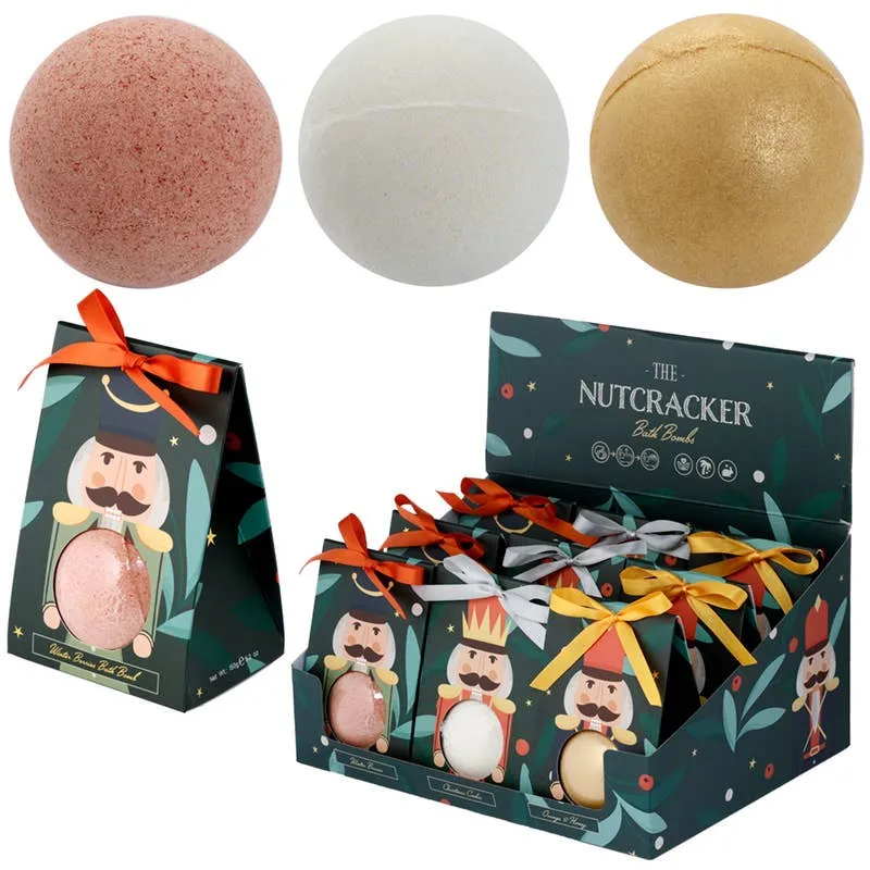 Christmas Nutcracker Bath Bomb in Gift Box