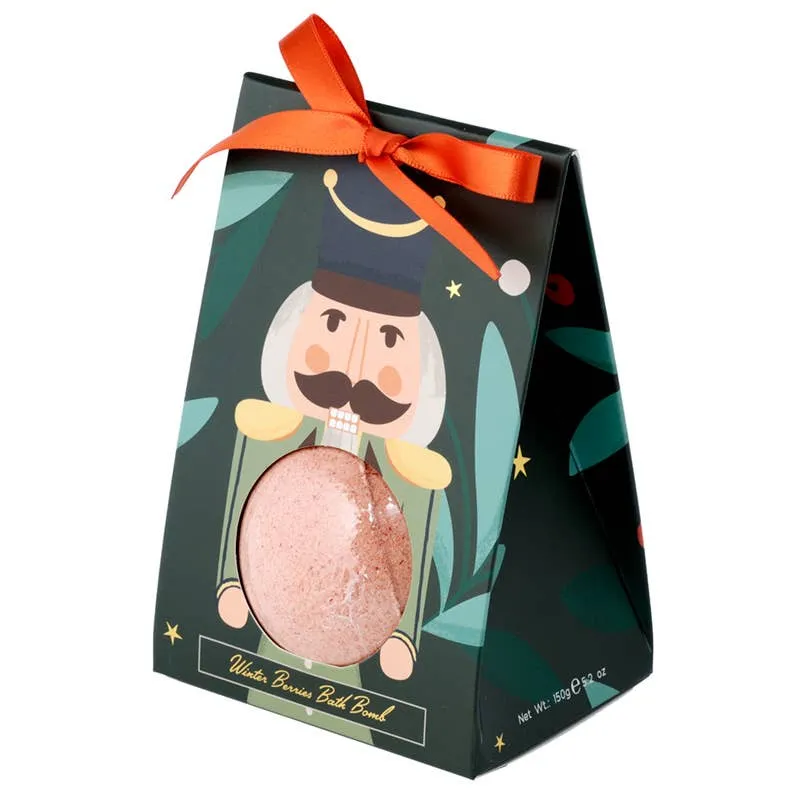Christmas Nutcracker Bath Bomb in Gift Box