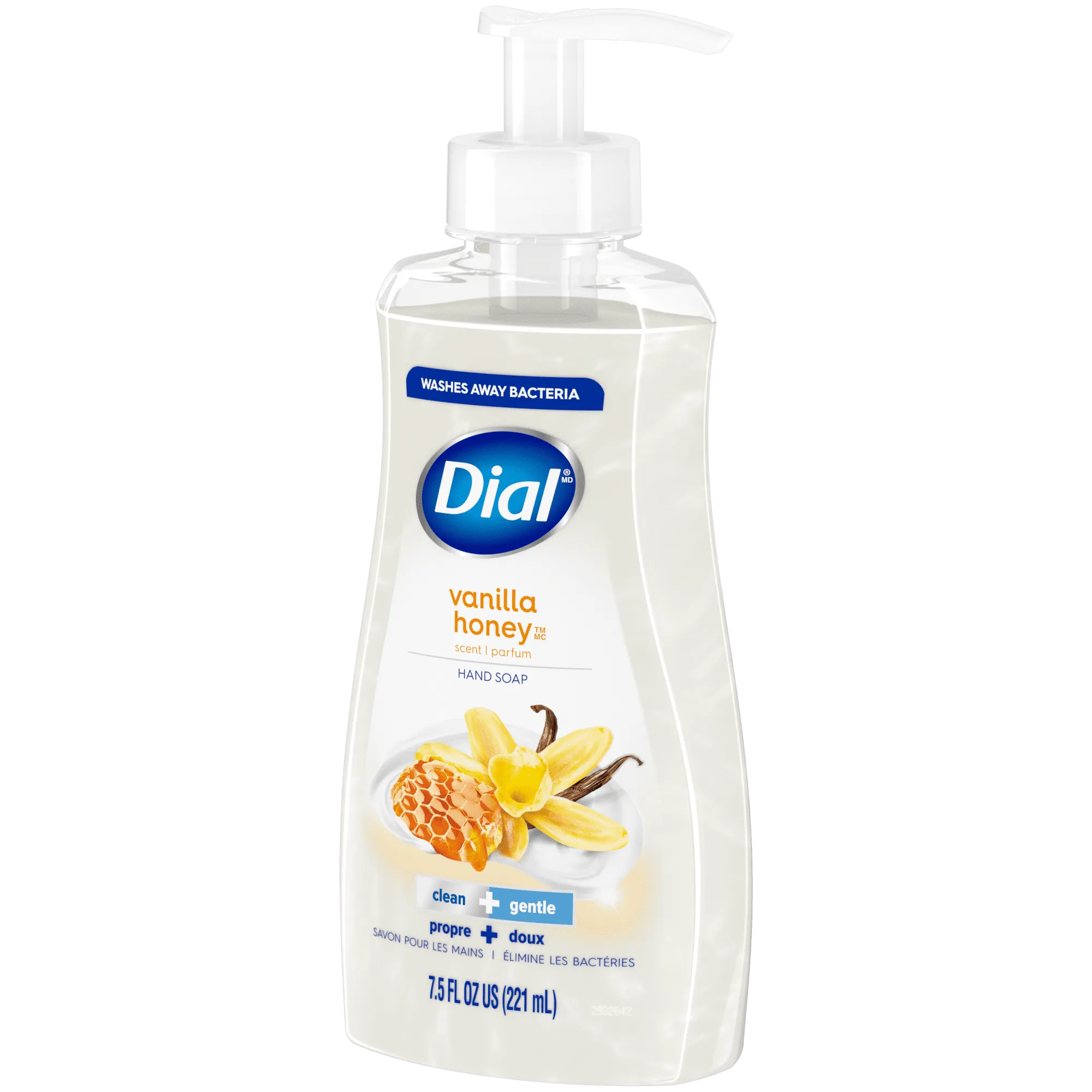 Dial Liquid Hand Soap, Vanilla & Honey, 7.5 Ounce