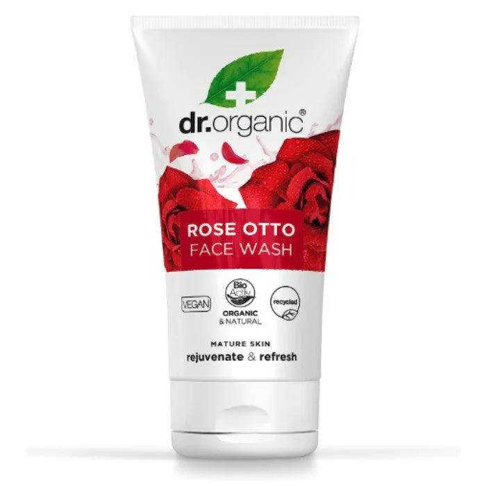 Dr.Organic Rose Otto Creamy Face Wash-150ml