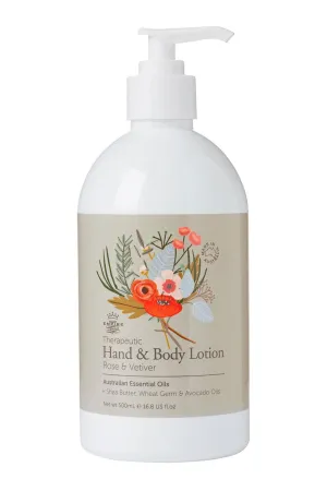 Empire Australia - Therapeutic Hand & Body Lotion - Rose & Vetiver - 500ml