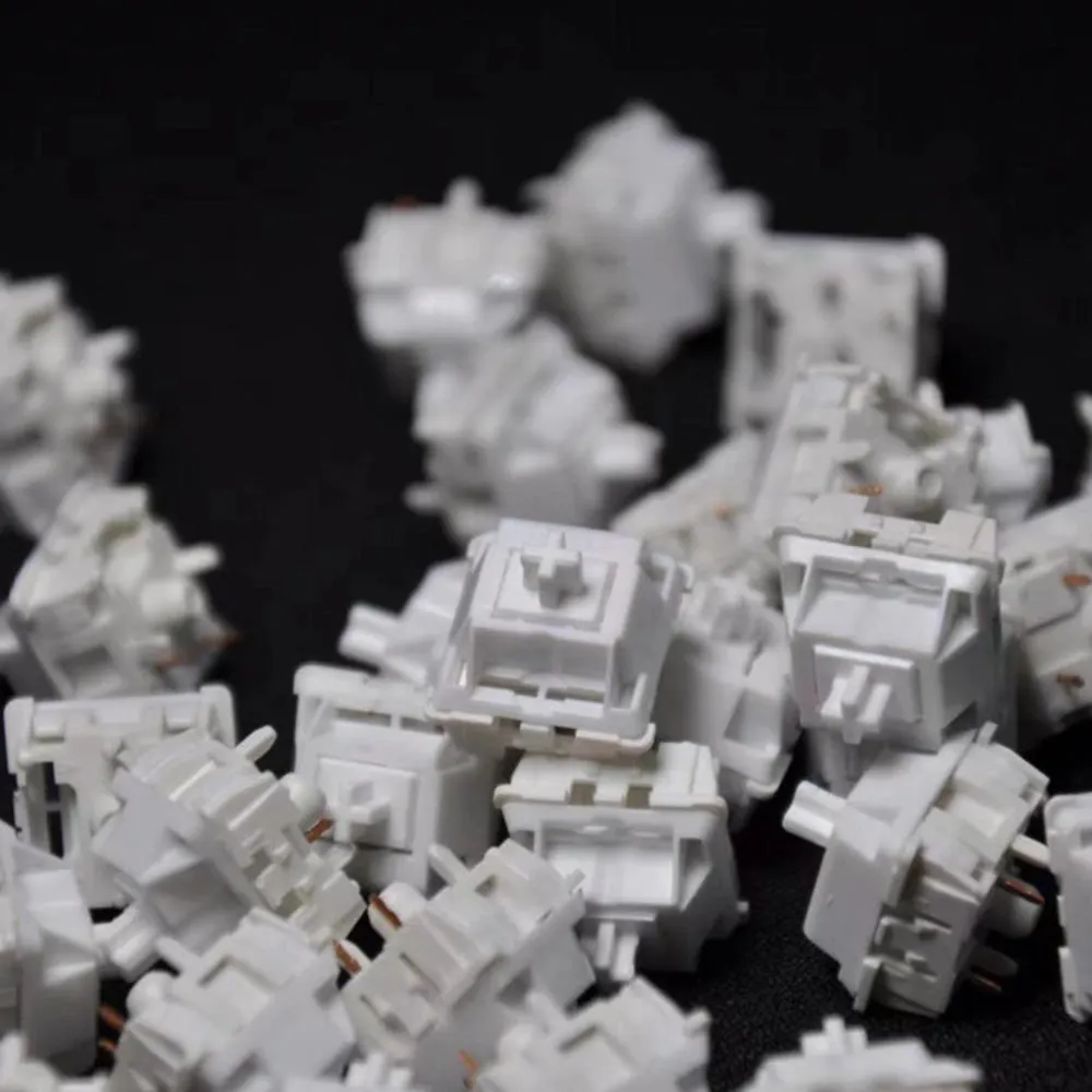 FEKER Marble White  Linear Switches Creamy
