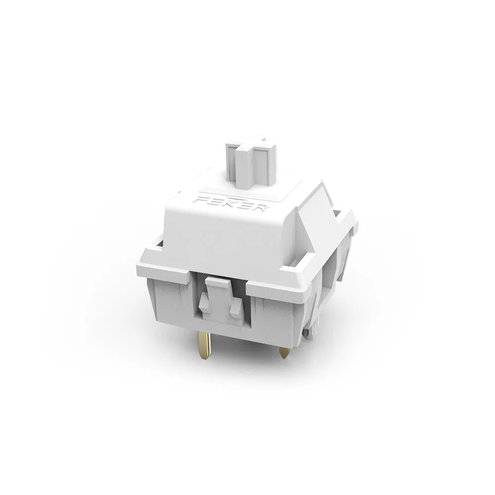 FEKER Marble White  Linear Switches Creamy
