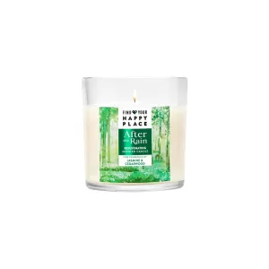 Find Your Happy Place - After The Rain Scented Hand Poured Natural Soy Wax Candle | Fragrance of Jasmine & Cedarwood 200g