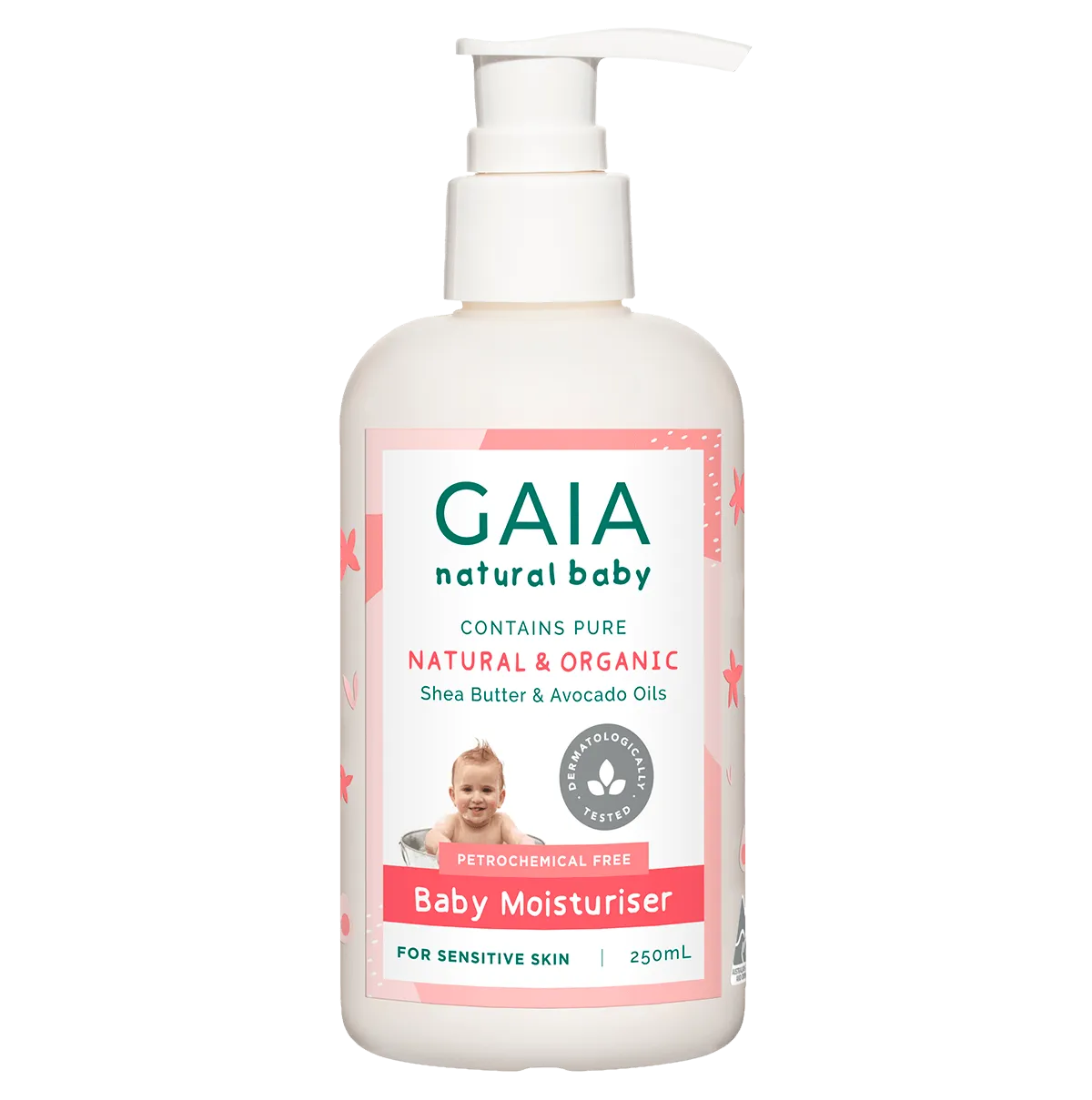 GAIA Baby Moisturiser 250ml Exp: 02/26