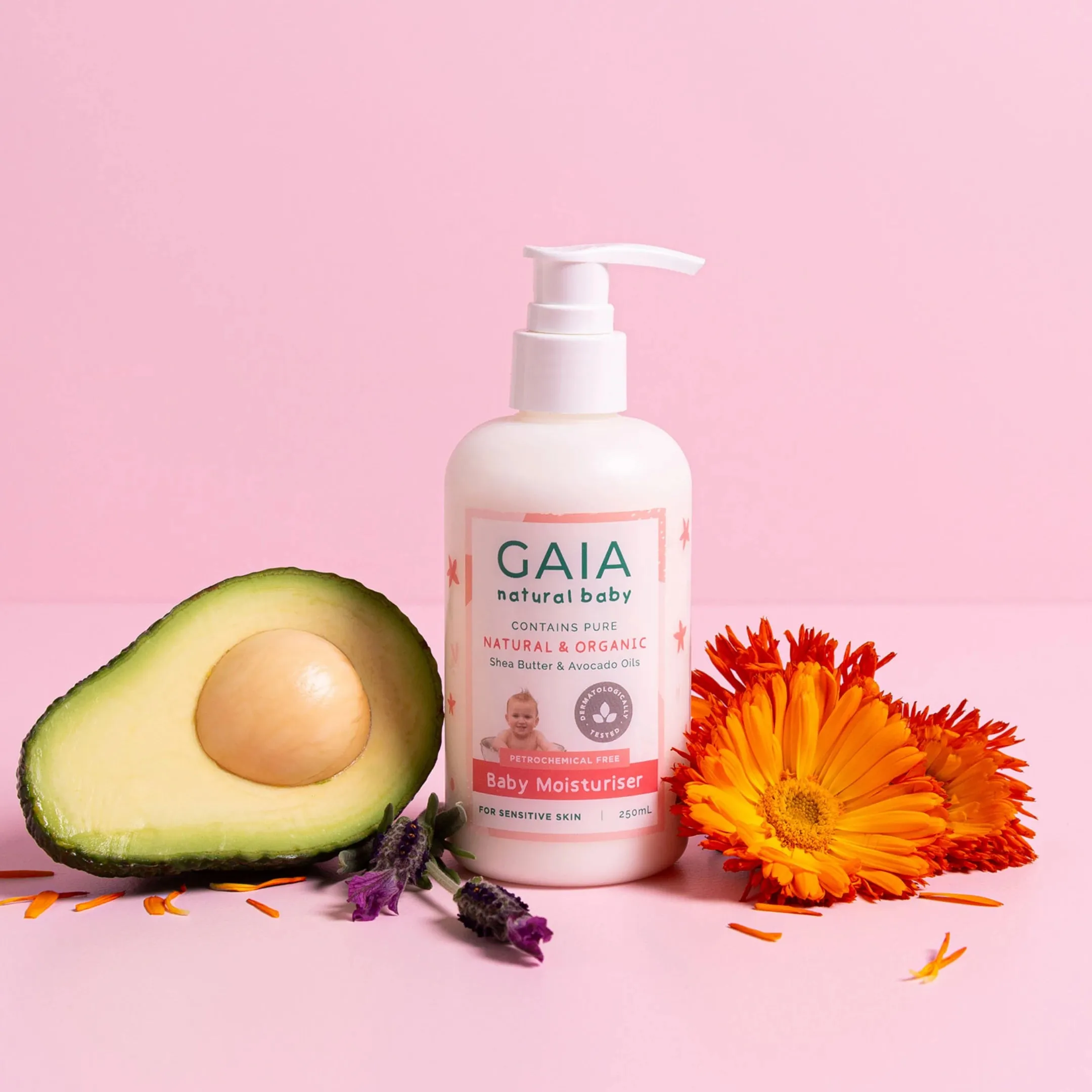 GAIA Baby Moisturiser 250ml Exp: 02/26
