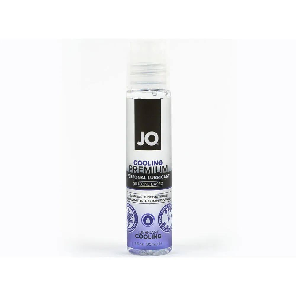 JO Premium Cooling Silicone-Based Lubricant 1 oz.