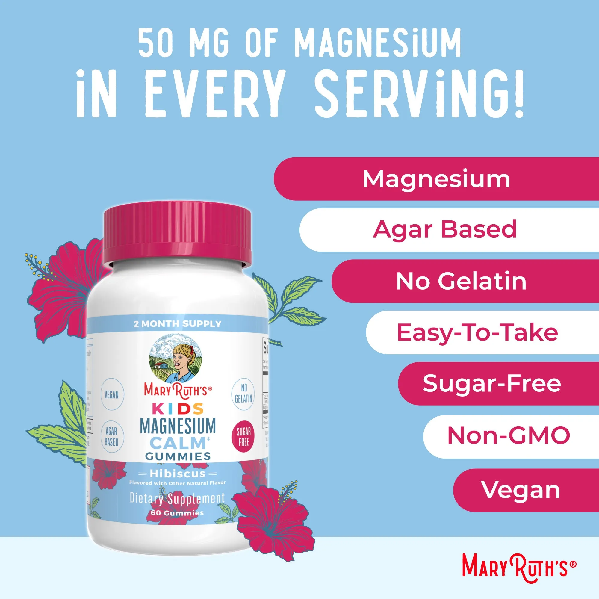 Kids Magnesium Calm Gummies