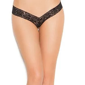 Lace V Front Thong