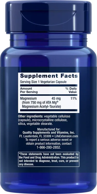 Life Extension Calm-Mag 30 VegCap