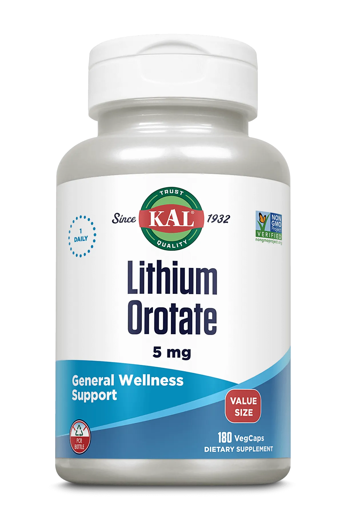 Lithium Orotate Vegcaps 5mg