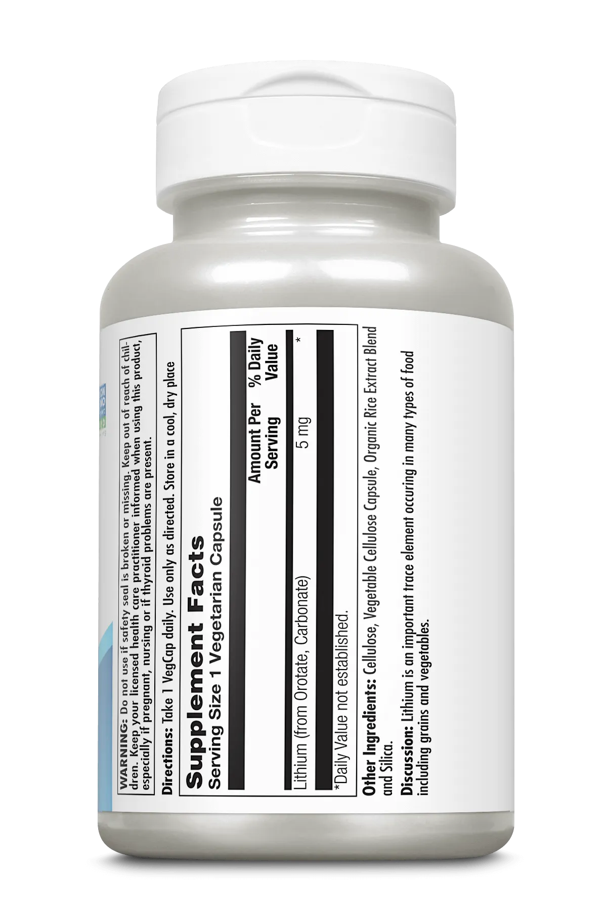 Lithium Orotate Vegcaps 5mg