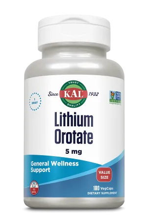 Lithium Orotate Vegcaps 5mg
