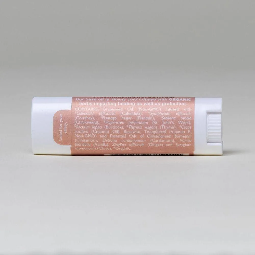 Natural Lip Balm, Herbal Infused, Chai Spice