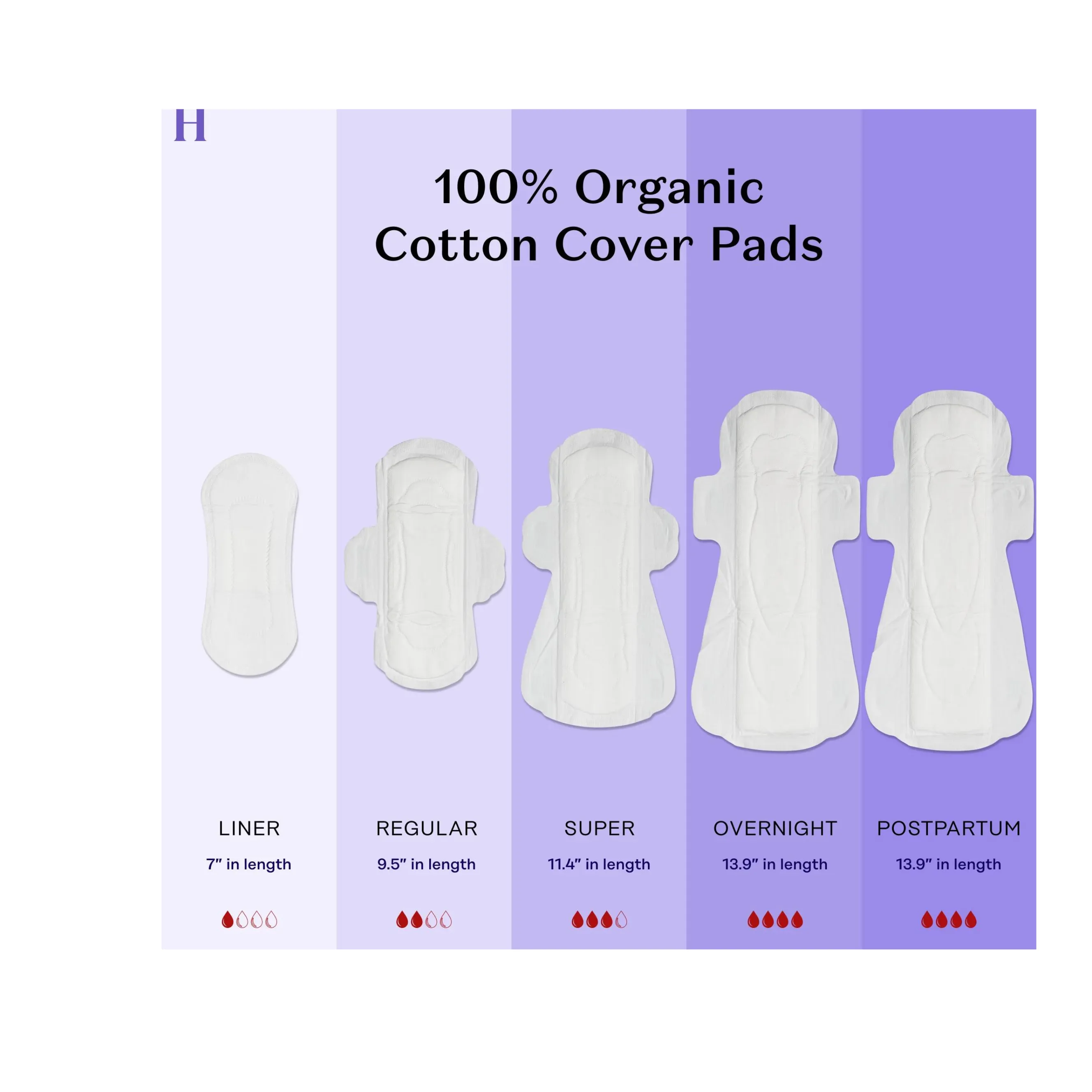 Organic Cotton Cover Everyday Liners
