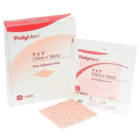 Polymem 5" x 5"  Non-Adhesive PolyMeric Membrane Dressing