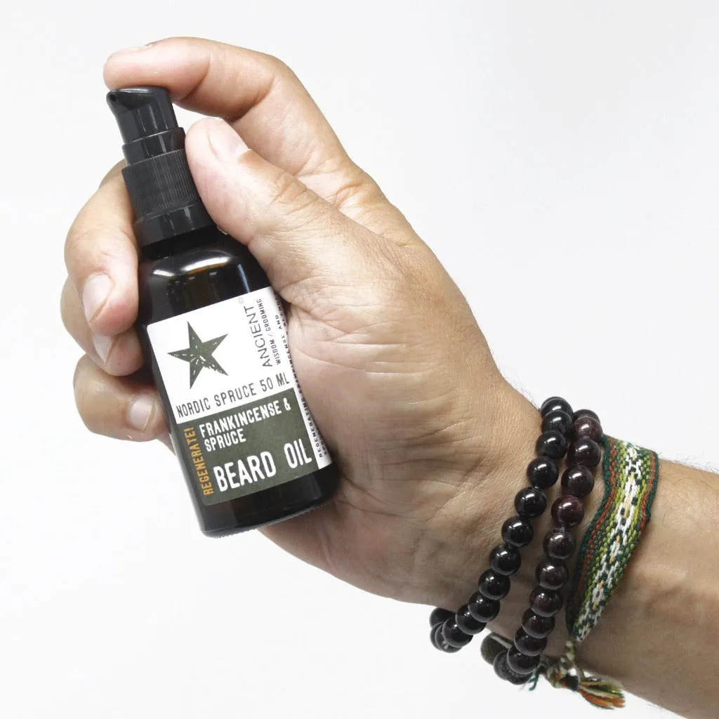 Pure and Natural Beard Oils - Cleanse Condition & Regenerate