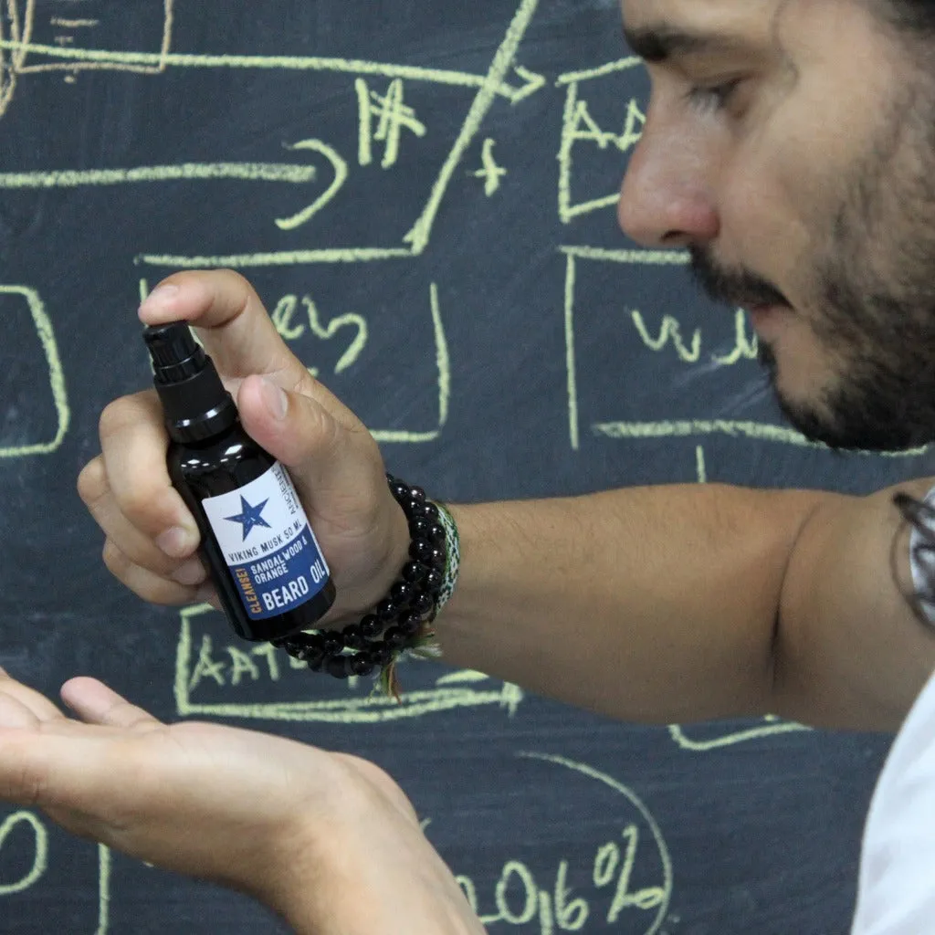 Pure and Natural Beard Oils - Cleanse Condition & Regenerate