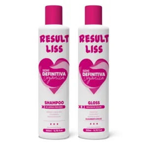 Result Liss Progressive Semi Definitive Organic Sealing Kit 2x500ml - Fio Perfeitto