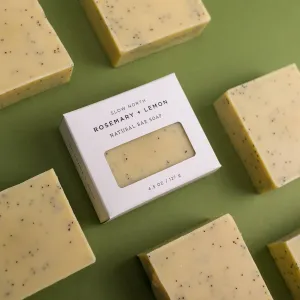 Rosemary   Lemon Natural Bar Soap