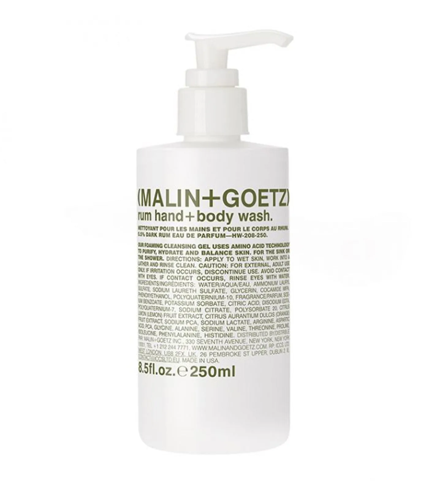 rum hand body wash