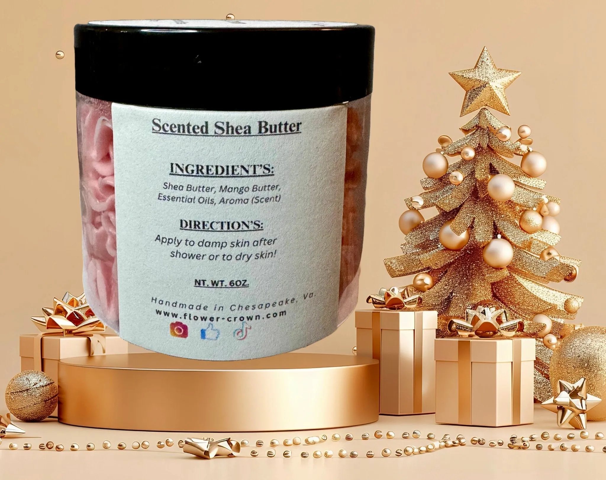 “Sakura” (Sa-Koo-Ra) Scented Shea Butter