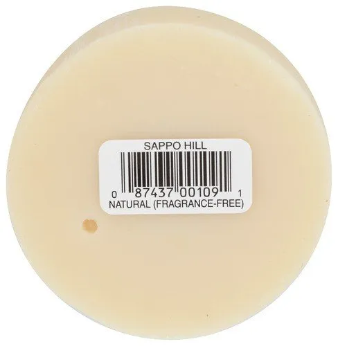 Sappo Hill Soap-Natural, Fragrance Free 1 Bar