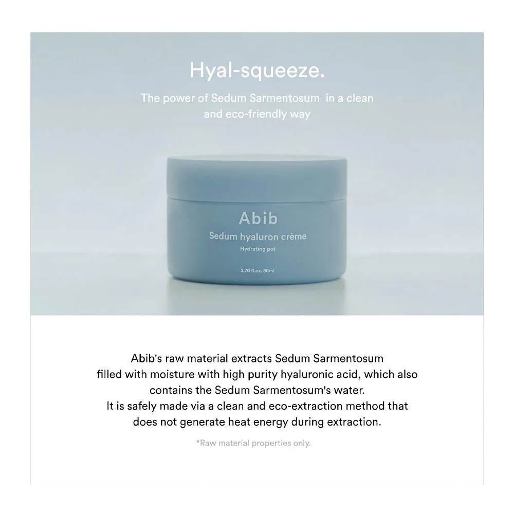 Sedum Hyaluron Crème Hydrating Pot