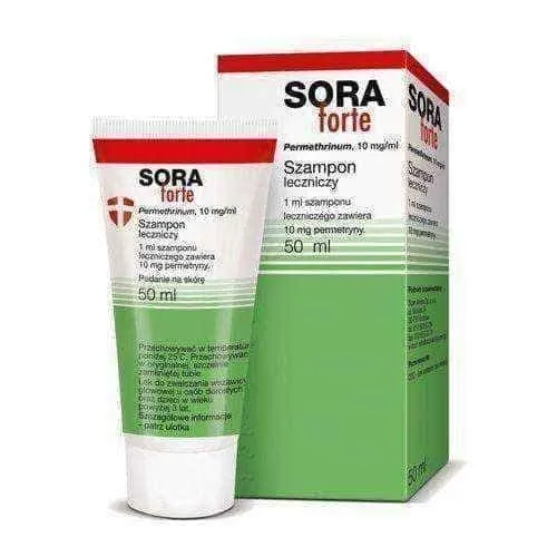 SORA Forte Shampoo 50ml, parasite cleanse